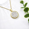 Amazon Cross-border Retro Double-sided Virgin Guadalupe pendant necklace titanium steel necklace Specification image